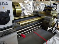 Патрон, направляющие станины с зубчатой рейкой, ходовой винт и суппорт токарного станка SMTCL